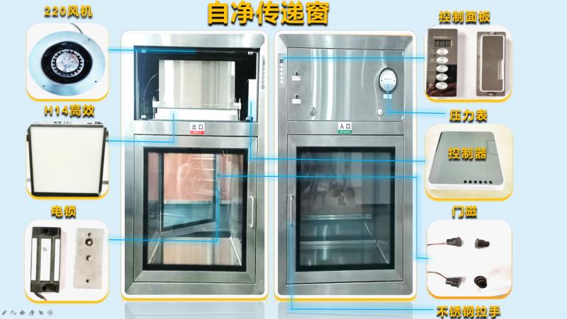 自净传递窗细节图展示 自净传递窗细节图展示