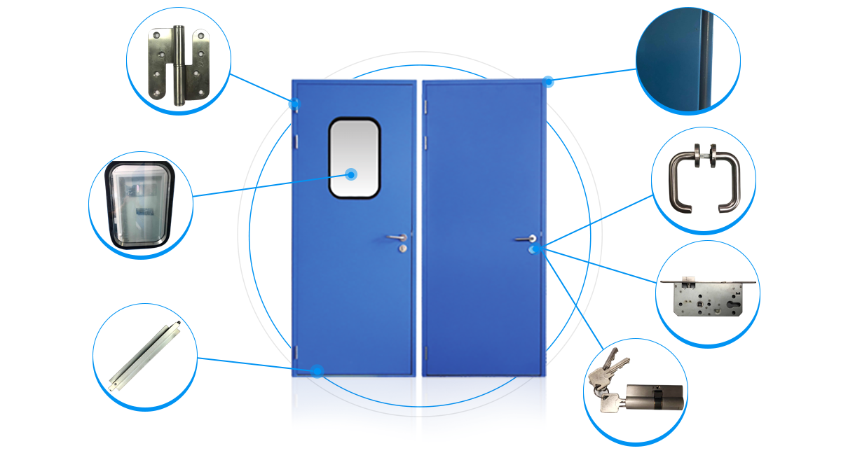 钢制净化单开门 钢制净化单开门